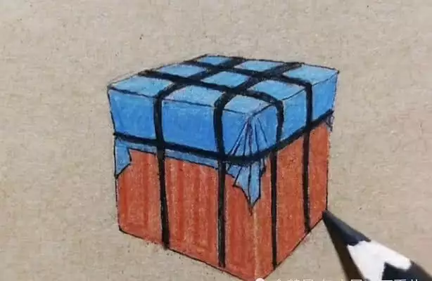 绝地求生美术生笔下的空投广告胆小者勿入！！