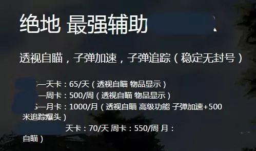 揭秘PUBG辅助卡盟：作弊神秘面纱