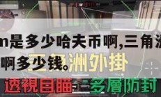三角洲1m是多少哈夫币啊,三角洲1m是多少哈夫币啊多少钱。