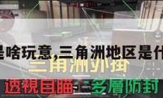三角洲是啥玩意,三角洲地区是什么意思。