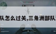 三角洲部队怎么过关,三角洲部队游戏秘籍。